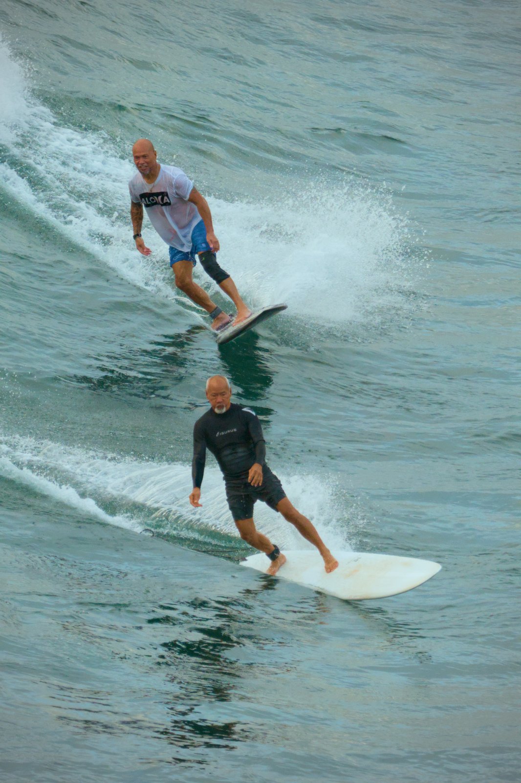 Two surfers