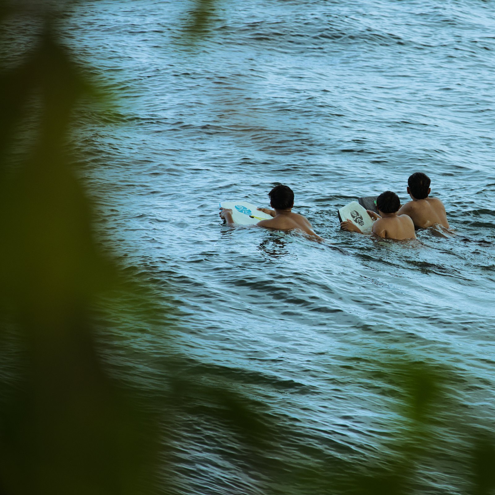 Body boarding boys