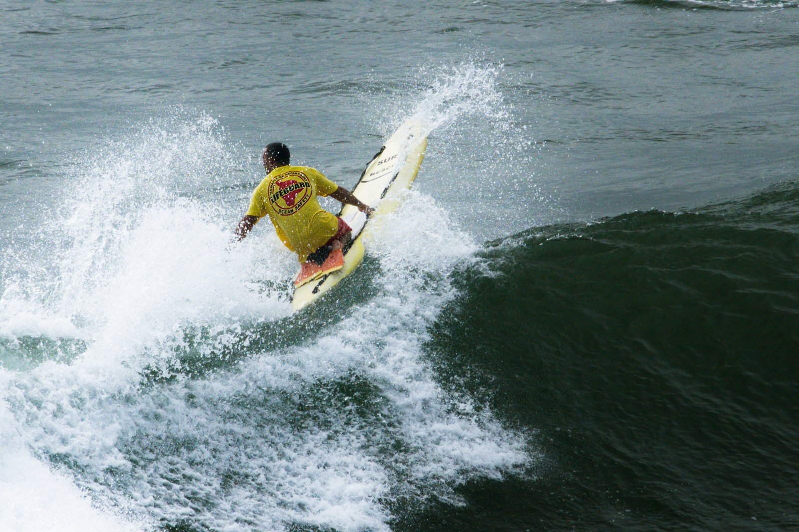 Lifeguard at Honolii Beach
