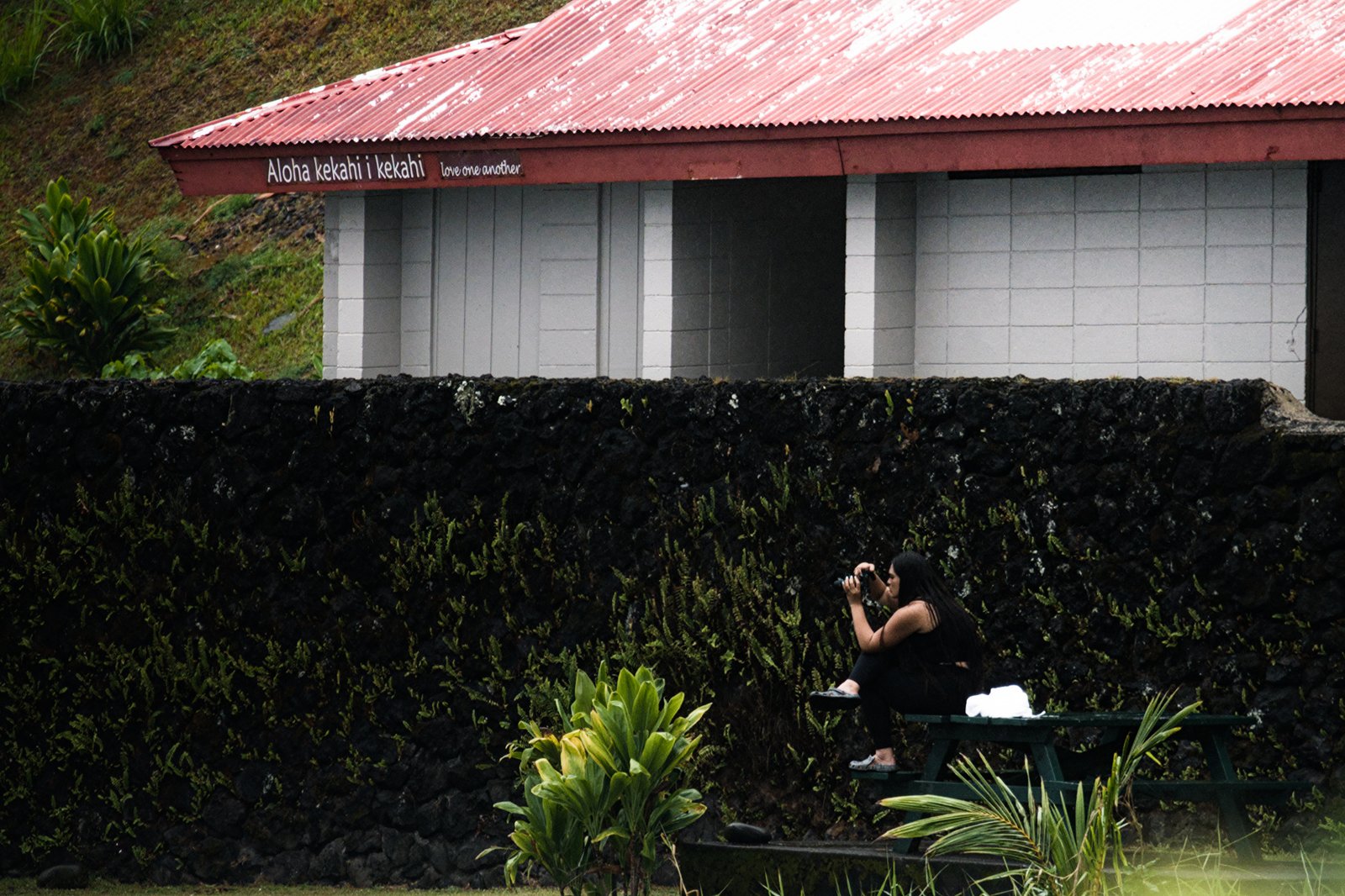 Photographer at Honolii