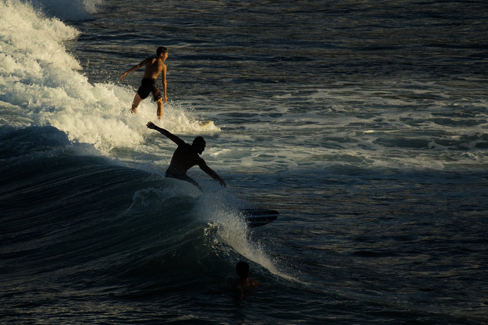 Silhoutee surfing
