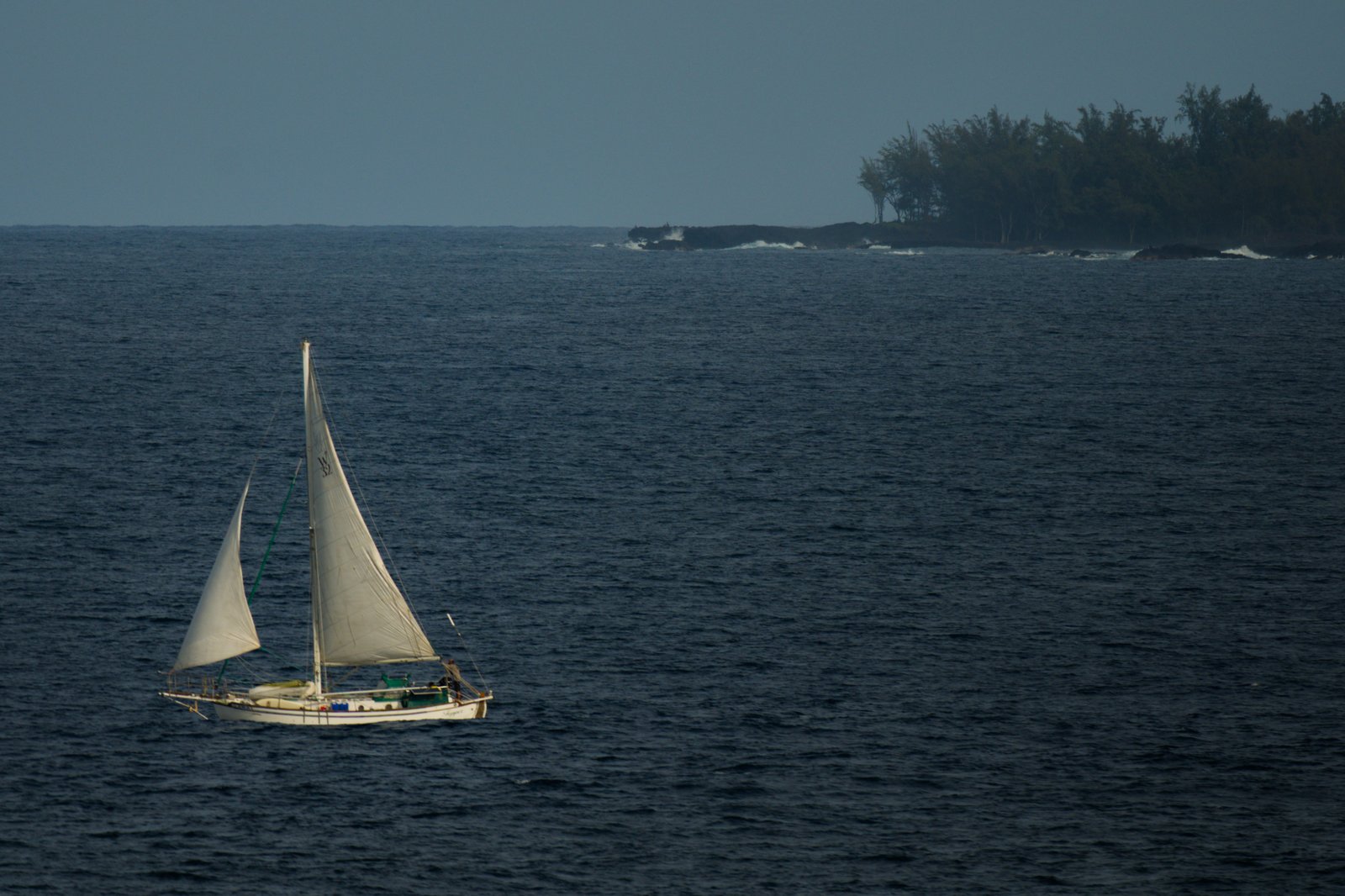 Westsail 32 in Hilo Bay